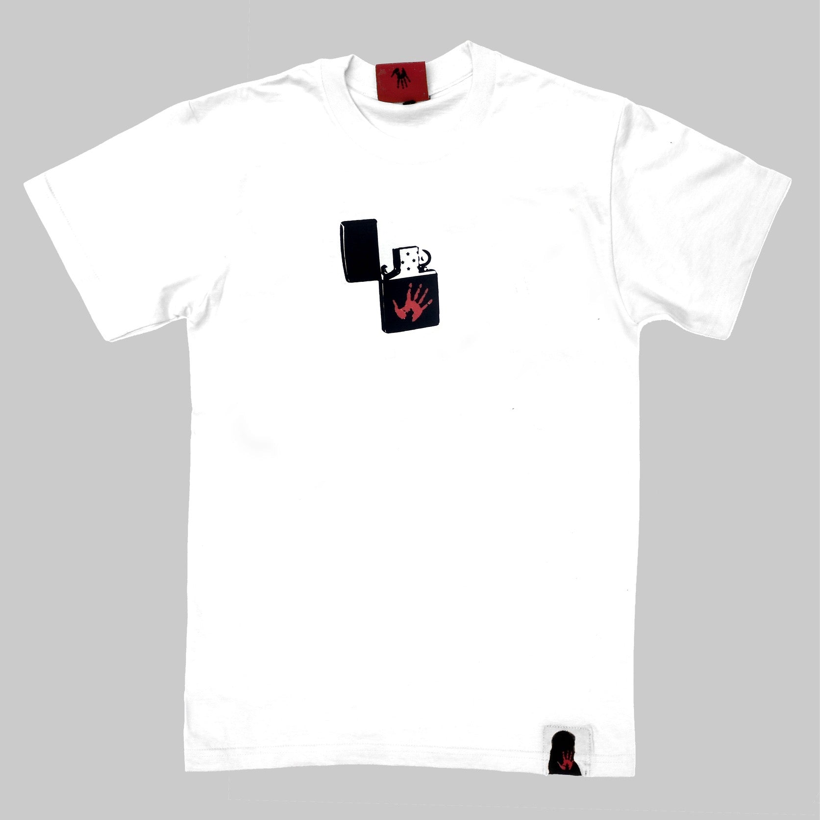 Obloquy 'Zippo' T Shirt (White)