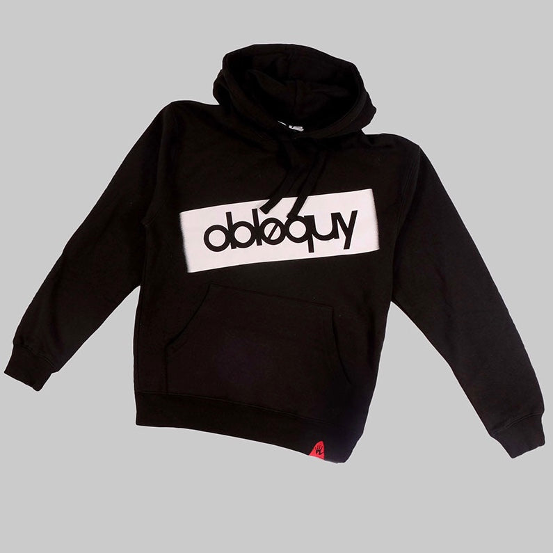 Obloquy 'Spellout' Hoodie (Black)