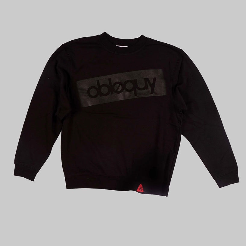 Obloquy 'Spellout' Sweatshirt (B/B)